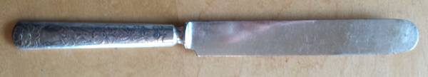 Adams (Silverplate, 1905) Blunt Solid Knife