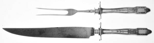 Adelphi (Silverplate, 1920) Small Stainless Blade 2-Piece Steak Carving Set