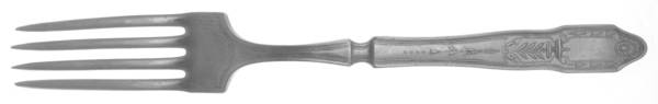 Adelphi (Silverplate, 1920) Indented Solid Handled Fork