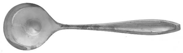 Adonis (Silverplate, 1910-1917) Round Bowl Soup Spoon (Bouillon)