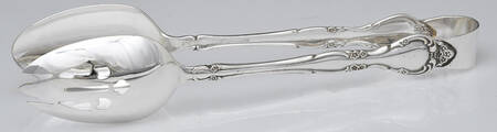 Affection (Silverplate, 1960) Salad Tongs Solid HC