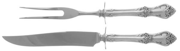 Afterglow (Sterling, 1956) Small Steak 2-Piece Carving Set w/Stainless Blade