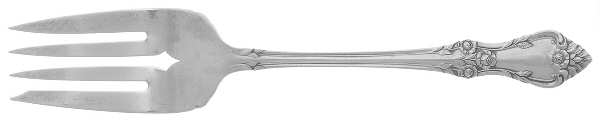Afterglow (Sterling, 1956) Medium Solid Cold Meat Serving Fork