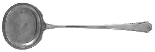 Algonquin (Silverplate, 1923) Dessert Ladle, Solid Piece