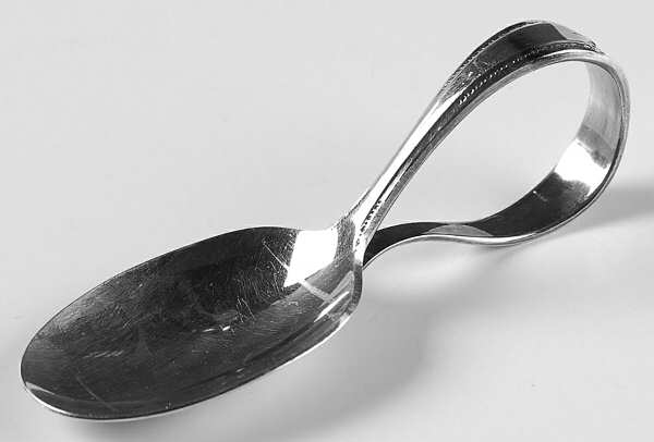 Algonquin (Silverplate, 1923) Curved Handle Baby Spoon