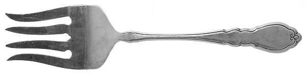 Alouette (Silverplate, 1978) Medium Solid Cold Meat Serving Fork