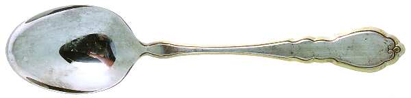 Alouette (Silverplate, Gold Accent, 1978) Place/Oval Soup Spoon
