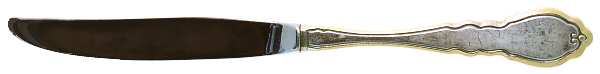 Alouette (Silverplate, Gold Accent, 1978) Modern Hollow Knife