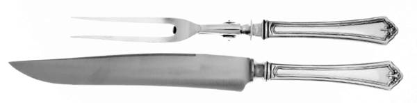 Andover (Silverplate, 1917) Small Stainless Blade 2-Piece Steak Carving Set