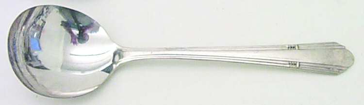 Andover (Silverplate, 1939) Round Bowl Soup Spoon (Gumbo)