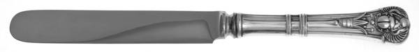 Antique Egyptian (Silverplate, 1909) Blunt Hollow Knife with Bolster