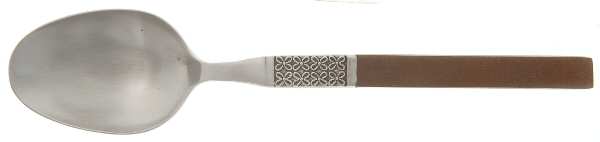Anticipation (Stainless, Wood Handle) Place/Oval Soup Spoon