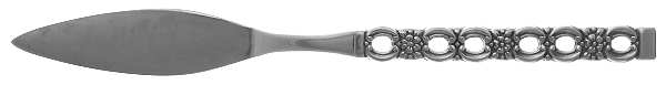 Applique (Stainless) Flat Handle Master Butter Knife