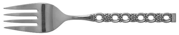 Applique (Stainless) Medium Solid Cold Meat Serving Fork