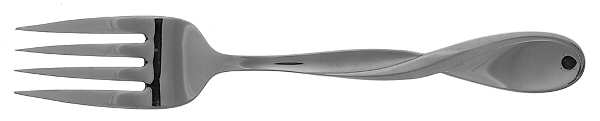 Aquarius (Stainless) Medium Solid Cold Meat Serving Fork