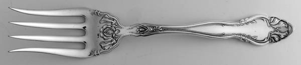 Arcadia (Silverplate, 1914) Small Solid Cold Meat Serving Fork
