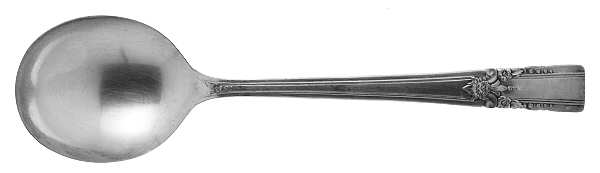 Artistic (Silverplate, 1940) Round Bowl Soup Spoon (Gumbo)