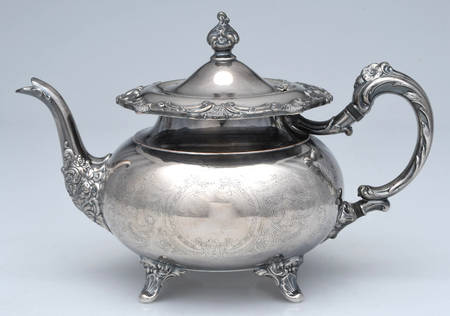 Ascot (Silverplate, Hollowware) Teapot