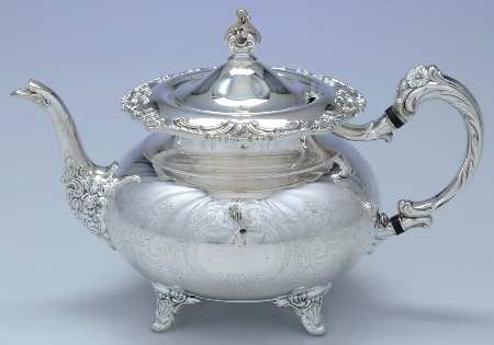 Ascot (Silverplate, Hollowware) Teapot