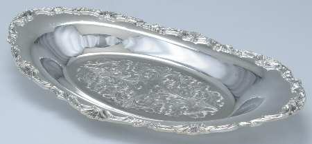 Ascot (Silverplate, Hollowware) Silverplate Bread Tray