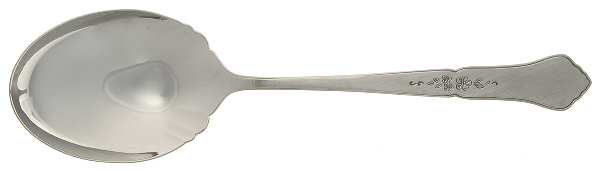 Ashmore (Stainless-Burnished Handle) Solid Smooth Casserole Spoon