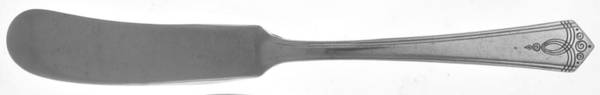 Aurora (Silverplate, 1930) Flat Handle Master Butter Knife