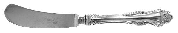 Avalon (Silverplate, 1901) Hollow Handle Paddle Butter Spreader (Slvpt)