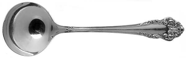 Avalon (Silverplate, 1901) Round Bowl Soup Spoon (Bouillon)