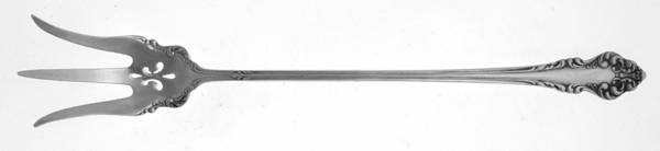 Avalon (Silverplate, 1901) Large Lettuce Serving Fork