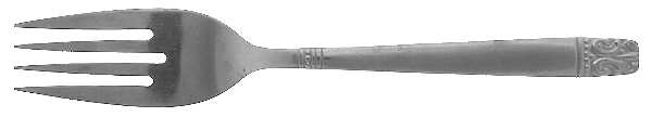 Aztec-Encore (Stainless, Wm A Rogers) Individual Salad Fork