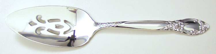 Ballad-Country Lane (Silverplate, 1953) Server-Pie/Solid-Pierced