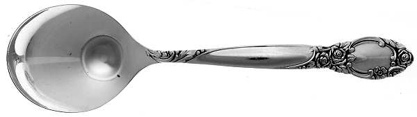 Ballad-Country Lane (Silverplate, 1953) Round Bowl Soup Spoon (Cream Soup)
