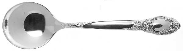 Ballad-Country Lane (Silverplate, 1953) Round Bowl Soup Spoon (Cream Soup)