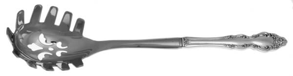 Baroque Rose (Silverplate, 1967, USA) Pie Server with Serrated Stainless Blade HC
