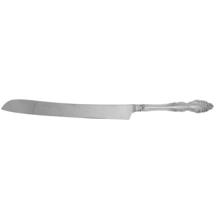 Baroque Rose (Silverplate, 1967, USA) Wedding Cake Knife with Stainless Blade HC