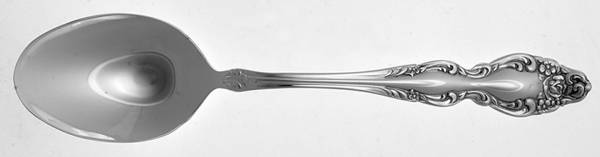 Baroque Rose (Silverplate, 1967, USA) Place/Oval Soup Spoon