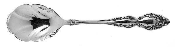 Baroque Rose (Silverplate, 1967, USA) Sugar Shell Spoon