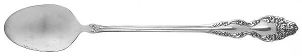 Baroque Rose (Silverplate, 1967, USA) Iced Tea Spoon
