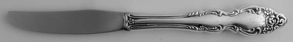 Baroque Rose (Silverplate, 1967, USA) Hollow Handle Youth Knife