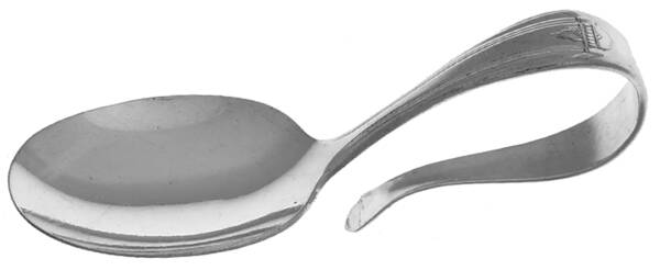 Barbara (Silverplate, 1931) Curved Handle Baby Spoon