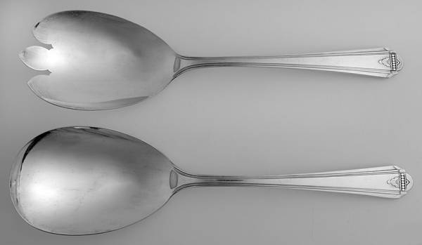 Barbara (Silverplate, 1931) (2 Pc) Solid Salad Set