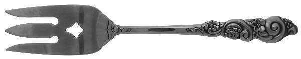 Barcelona (Stainless) Medium Solid Cold Meat Serving Fork