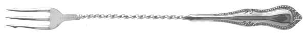 Beaded-Niagara Falls Long Handle Pickle/Olive Fork