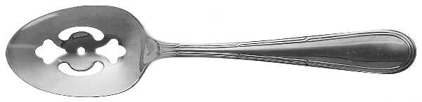Becket (Silverplate, 1985) Pierced Tablespoon (Serving Spoon)
