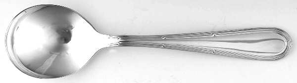Becket (Silverplate, 1985) Round Bowl Soup Spoon (Gumbo)