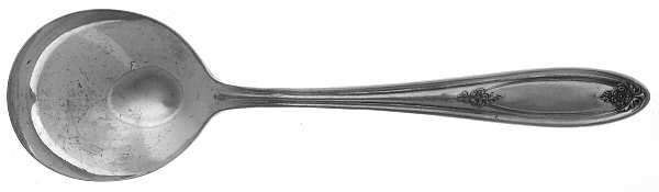 Belford (Silverplate, 1930) Round Bowl Soup Spoon (Gumbo)