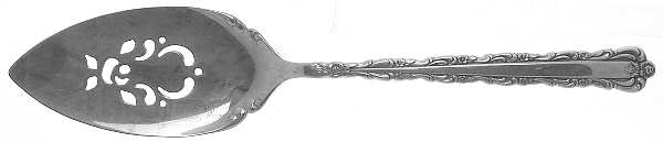 Bellfontaine (Silverplate, 1973) Solid Pierced Pie Server