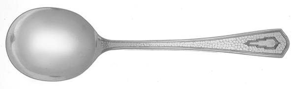 Beacon-Miami (Silverplate, 1931) Round Bowl Soup Spoon (Gumbo)