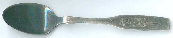 Bennington (Silverplate, 1959) Souvenir Spoon (Demitasse)
