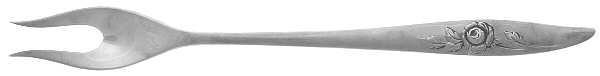 Belle Rose (Sterling, 1963) Short Handle Pickle/Olive Fork